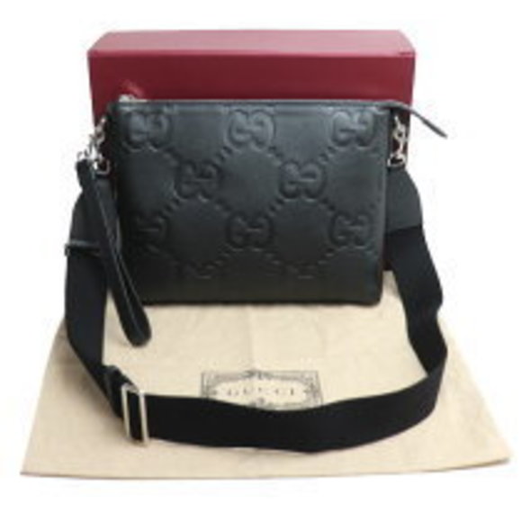 Gucci Jumbo GG Crossbody Black - Picture 7 of 7